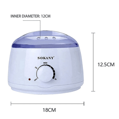 MÁQUINA CALENTADORA DE CERA SOKANY CALIENTA TODO TIPO DE CERA DEPILATORIA - 5