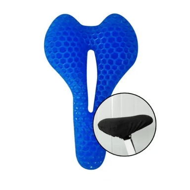 ASIENTO PARA BICICLETAS CON FUNDA COJÍN FLEXIBLE DE GEL - 1