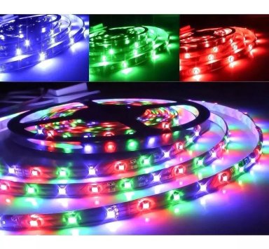 CINTA LED COLORES CONTROL RGB 5 MTRS VERSION 5050 ADHESIVA - 3