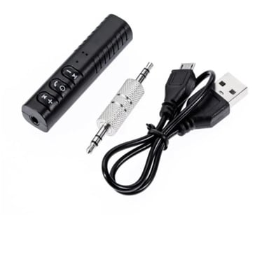 Adaptador Transmisor Receptor Bluetooth Radio Auxiliar Carro Equipo de Sonido Recargable (cilindro) - 1