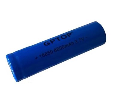 Pilas Baterias Recargables de Litio 18650 Especial Vaporizadores Vaper GPTop 8800mAh azul Lisas - 3