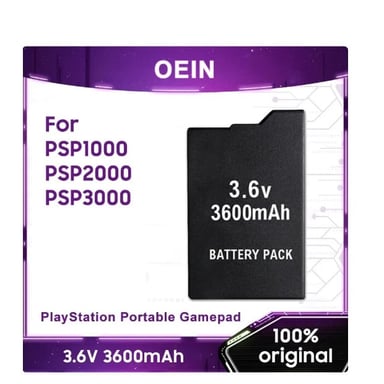 BATERIA COMPATIBLE CON PSP 3,6V 3600 AMP 1000/2000/3000 PARA PLAYSTATION PORTABLE - 2