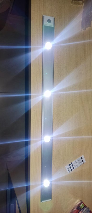 LUZ POTENTE 100 LED RECARGABLE USB 50 CM PARA EMERGENCIAS CON SENSOR DE MOVIMIENTO Y DE LUZ - 8