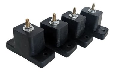 SOPORTE PISO DE GOMA (ANTIVIBRACIÓN KIT DE 4 GOMAS) PARA UNIDADES EXTERIORES - 1