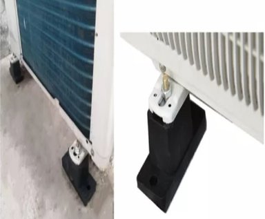 SOPORTE PISO DE GOMA (ANTIVIBRACIÓN KIT DE 4 GOMAS) PARA UNIDADES EXTERIORES - 2
