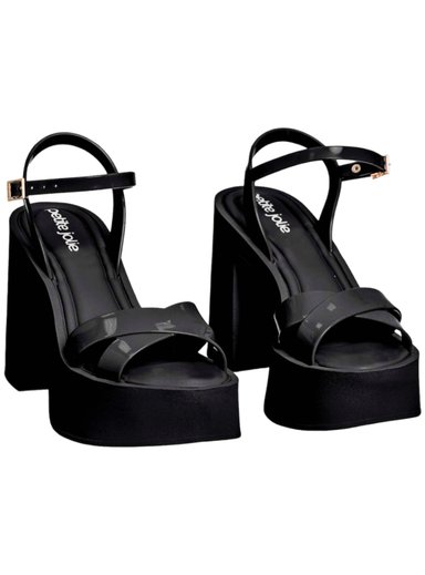 SANDALIAS MUJER PETITE JOLIE NEGRO GLAM - 3