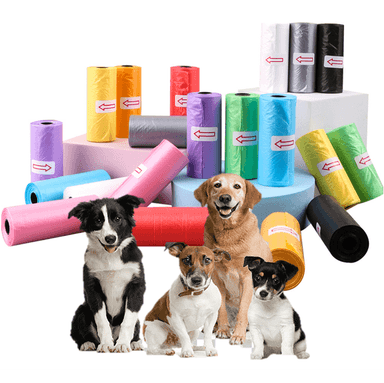 DISPENSADOR DE BOLSAS EXCREMENTO MASCOTAS + 5 ROLLO DE BOLSA - 4