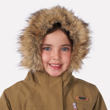 CHAQUETA NIÑA LIPPI CAFÉ PARDO ROBLE B-DRY HOODY JACKET - 4