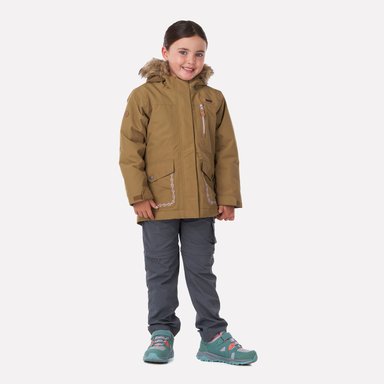 CHAQUETA NIÑA LIPPI CAFÉ PARDO ROBLE B-DRY HOODY JACKET - 6