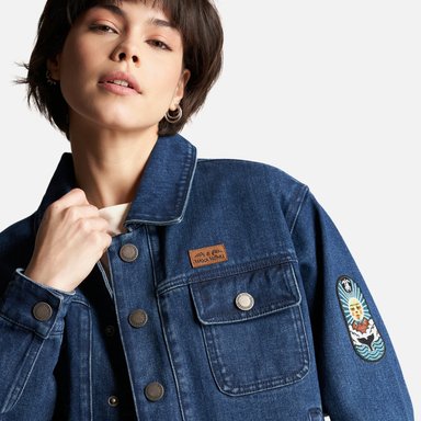CHAQUETA MUJER JAMES JEANS AZUL HAKA HONU V23 - 5