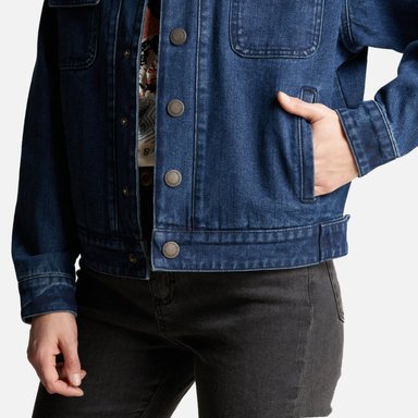 CHAQUETA MUJER JAMES JEANS AZUL HAKA HONU V23 - 6