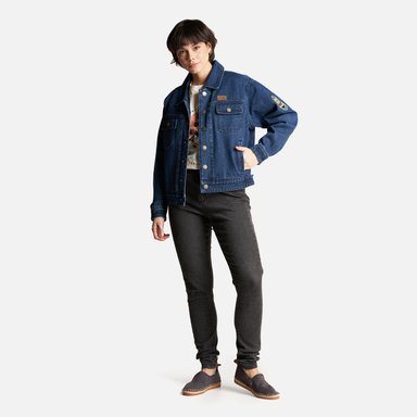 CHAQUETA MUJER JAMES JEANS AZUL HAKA HONU V23 - 7
