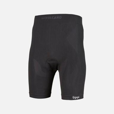 CALZA HOMBRE 4 BIKE SEAMLESS SHORT NEGRO LIPPI - 1