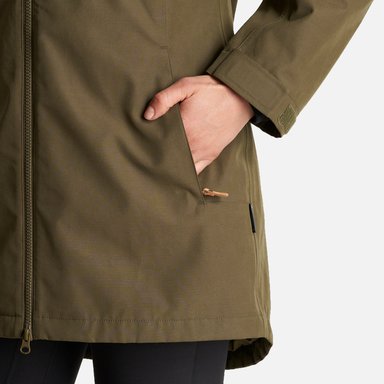 CHAQUETA MUJER CITIZEN WARM B-DRY HOODY JACKET VERDE MILITAR LIPPI - 8