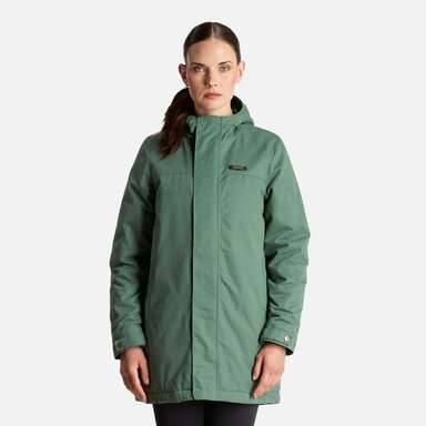 CHAQUETA MUJER PEUMO CANVAS HOODY JACKET VERDE BOTELLA LIPPI - 1