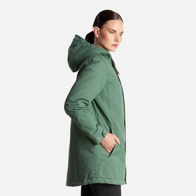 CHAQUETA MUJER PEUMO CANVAS HOODY JACKET VERDE BOTELLA LIPPI - 3