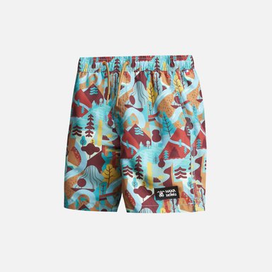 TRAJE DE BAÑO NIÑO BOMBITA PRINT TURQUESA HAKA HONU - 1