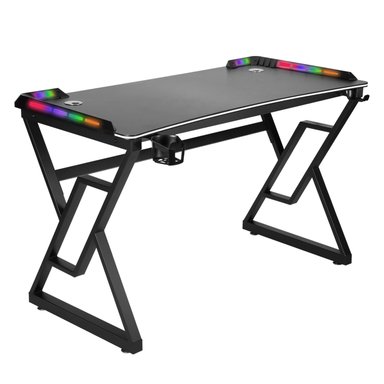 ESCRITORIO GAMER PROFESIONAL X-RGB 120 CMS CON LUCES - 1