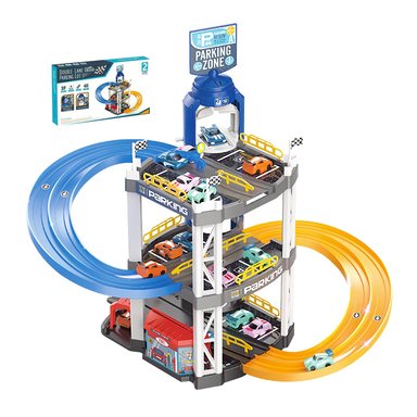 PISTA AUTOS BIGHOUSE JUGUETE ARMABLE NIÑOS 3 NIVELES MÚSICA - 1
