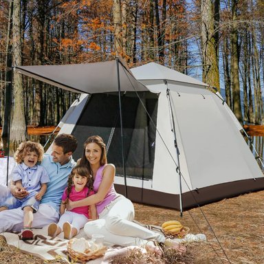 CARPA INSTANT CAMPING 4 PERSONAS CON 2 PUERTAS Y 2 VENTANAS - 2