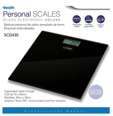 BALANZA GAMA PESO BALANZA DIGITAL SCG 430 NEGRO - 2