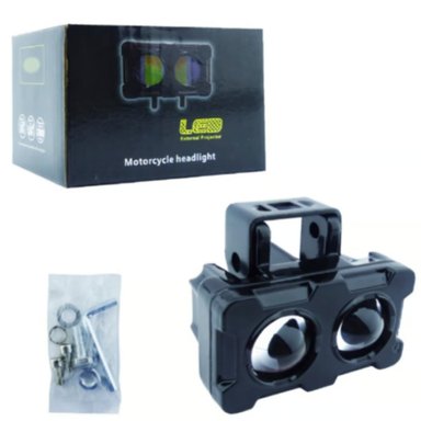 NEBLINERO LED MOTO MINI 2 LED CUADRADO 40W DUO - 1