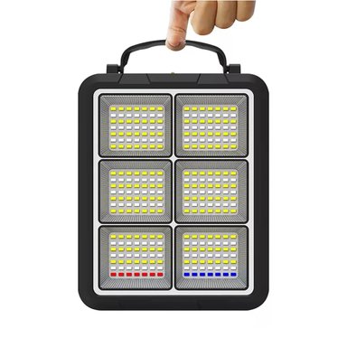 FOCO LED 400W PORTÁTIL SOLAR RECARGABLE PANEL SOLA EXTRAÍBLE - 1