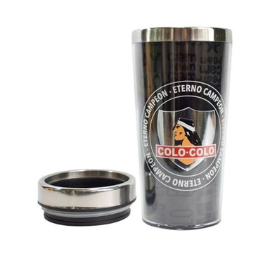 MUG TERMICO LOGO PLATEADO COLO COLO - 2
