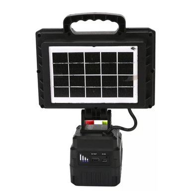 REFLECTOR PROYECTOR LED SOLAR PORTÁTIL DE 350W - PANEL SOLAR - 3