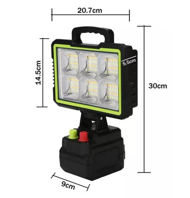 REFLECTOR PROYECTOR LED SOLAR PORTÁTIL DE 350W - PANEL SOLAR - 4
