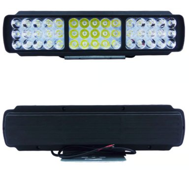 NEBLINERO LED 45 LED AUTO-MOTO BARRA 3 PLACAS 45W - 3