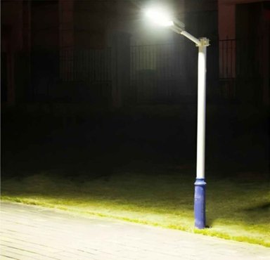 FOCO PARA POSTE SOLAR 300W CON 2 PLACAS 600 LED PVC CON CONTROL - 2