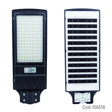 FOCO PARA POSTE SOLAR 600W CON 1 PLACA 504 LED PVC CON SENSOR Y CONTROL REMOTO. - 2