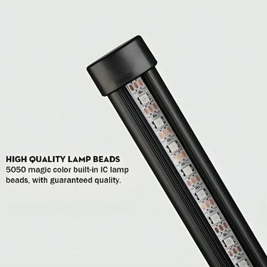 LAMPARAS DE PIE MODERNA LED DE ESQUINA RGB, CONTROL APP - 5