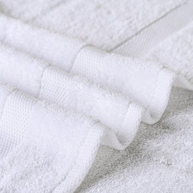TOALLA DE MANO 500 GRS 45×90 CM / BLANCO – LOURDES - 3