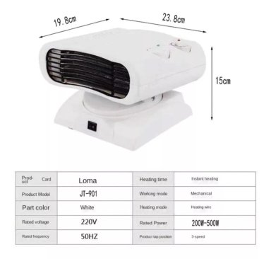CALEFACTOR ELÉCTRICO ESTUFA - 3