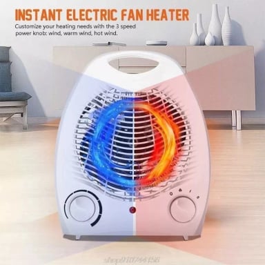 CALEFACTOR ELÉCTRICO TERMOVENTILADOR PORTÁTIL 2000W - 3