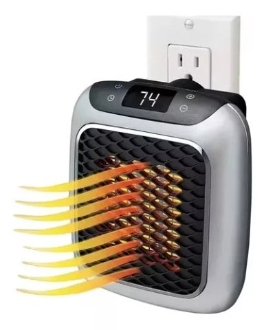 CALENTADOR ELÉCTRICO MINI CALEFACTOR TURBO 800W PORTÁTIL - 1