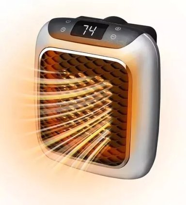 CALENTADOR ELÉCTRICO MINI CALEFACTOR TURBO 800W PORTÁTIL - 2