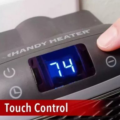 CALENTADOR ELÉCTRICO MINI CALEFACTOR TURBO 800W PORTÁTIL - 4