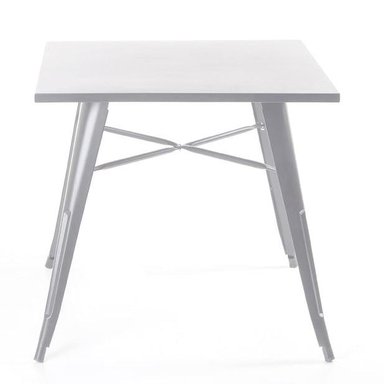 MESA SPAZZIO TOLIX 80X80X75 BLANCO METAL - 1