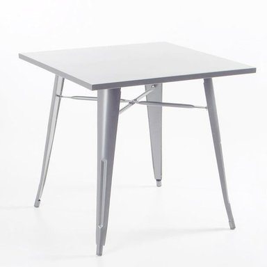 MESA SPAZZIO TOLIX 80X80X75 BLANCO METAL - 2