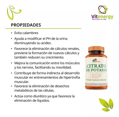 PACK FUENTE VITAL CITRATO DE POTASIO + MAGNESIO QUELADO. OFERTA - 2