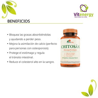 SUPLEMENTO ALIMENTICIO VITENERGY CREATINA CÁPSULA + POMELO + CHITOSÁN - PACK QUEMADOR -OFERTA - 3