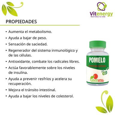 SUPLEMENTO ALIMENTICIO VITENERGY CREATINA CÁPSULA + POMELO + CHITOSÁN - PACK QUEMADOR -OFERTA - 4