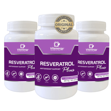RESVERATROL 100% ANTIOXIDANTE NATURAL ALTA PUREZA - PACK X3 - 1