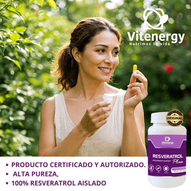 RESVERATROL 100% ANTIOXIDANTE NATURAL ALTA PUREZA - PACK X3 - 4