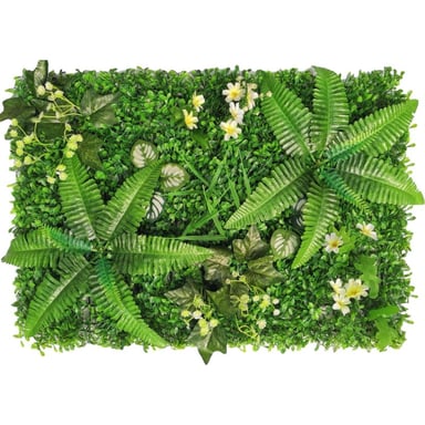 JARDIN MURO VERTICAL ARTIFICIAL A PALMETA PLANTAS 60X40 CM - 1