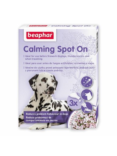 CALMING SPOT ON PERRO BEAPHAR 3 PIPETAS | RELAJANTE NATURAL - 1