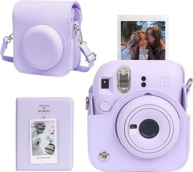 SET CÁMARA INSTANTÁNEA FUJIFILM INSTAX MINI 12 + 20 FOTOS, ESTUCHE, ÁLBUM Y MUCHO MÁS! - 4